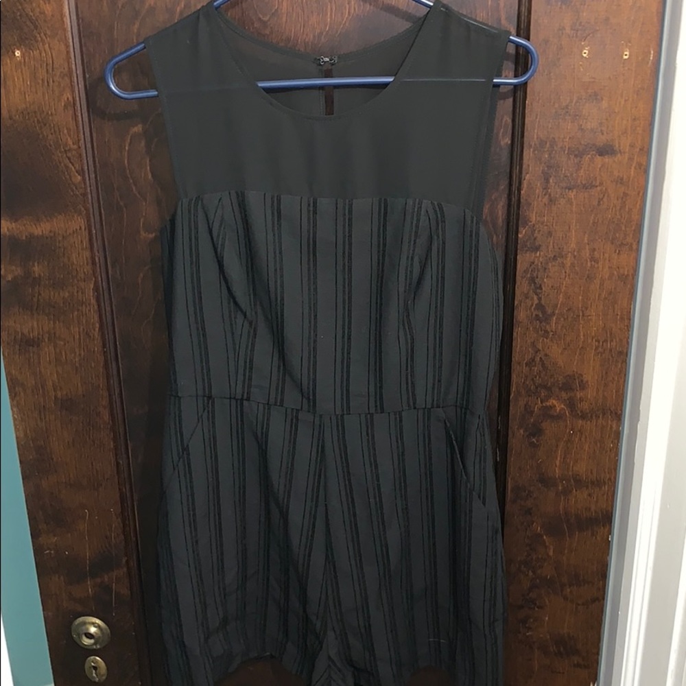 BCBG black romper